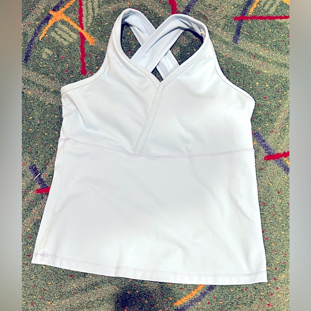 Tank, built in bra, size small